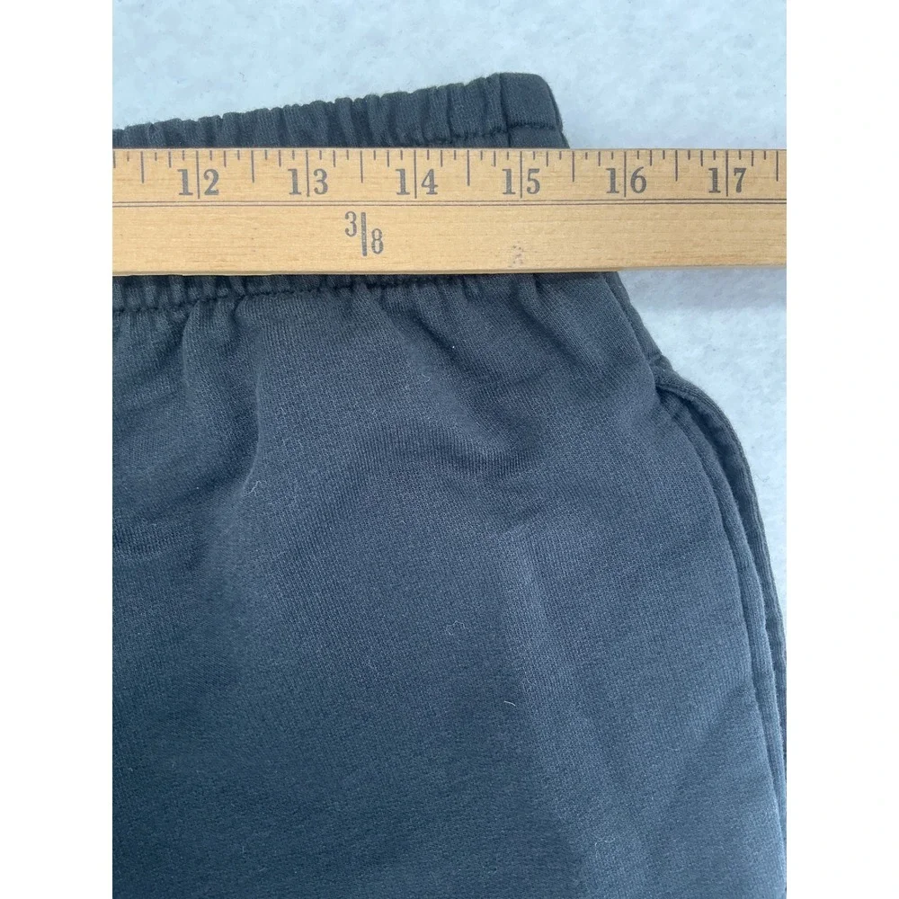 Nike Sweat Shorts Mens Medium Black Cotton Athletic Swoosh 679581-010